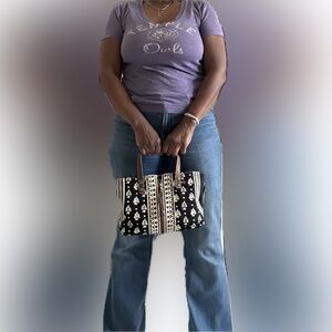 Tommy Hilfiger Small Tote Expandable w Pockets Snap magnetic closure